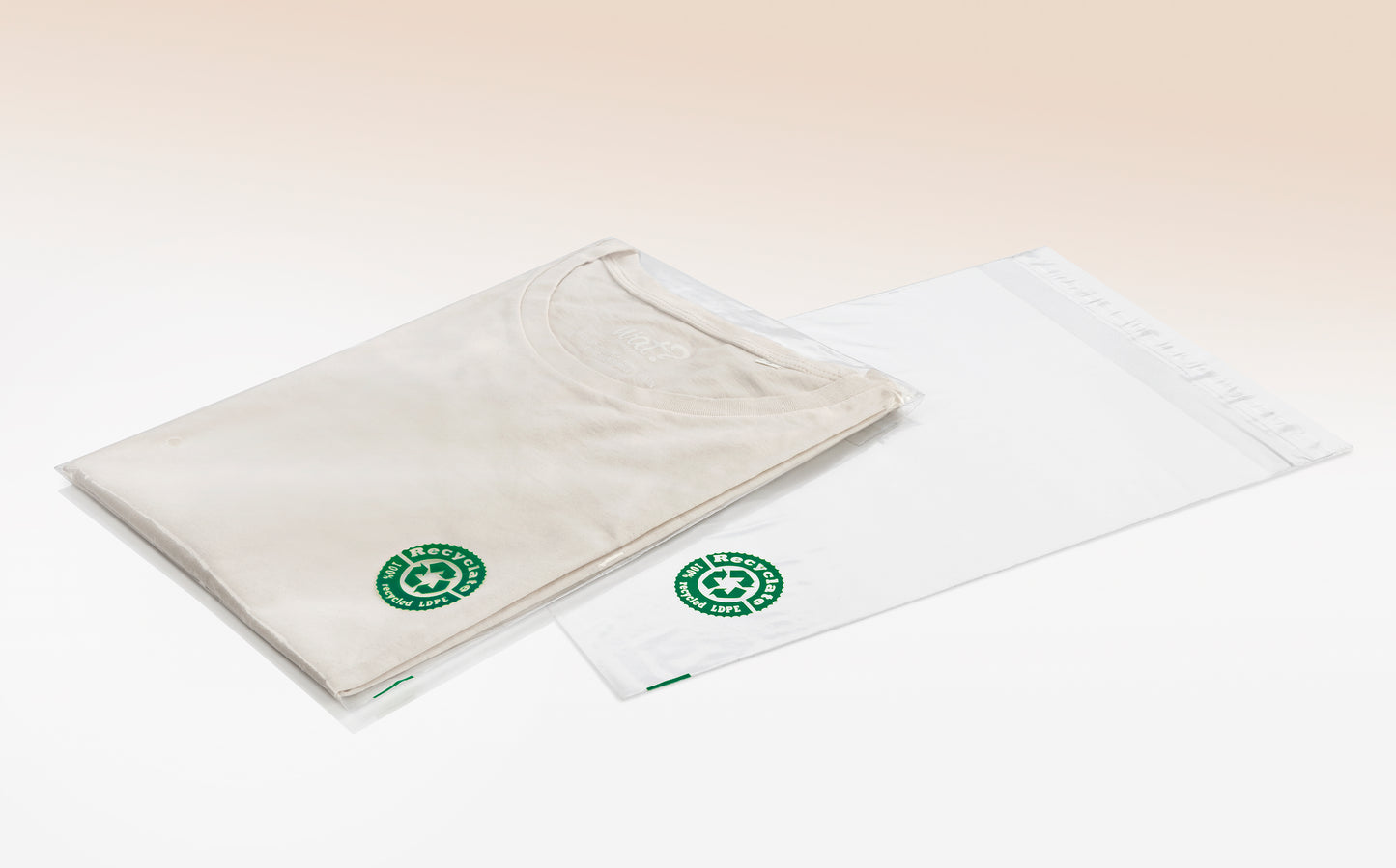 Wiederverschließbarer Polybeutel aus Rezyklat