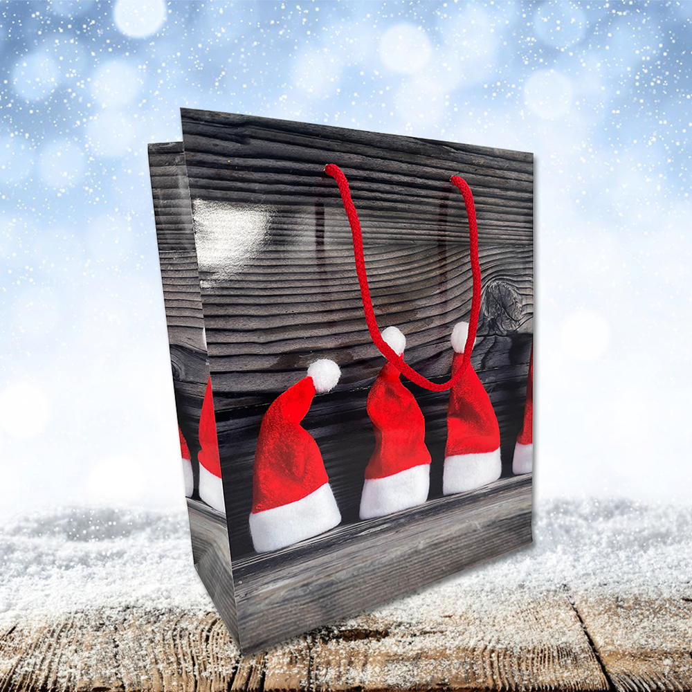 Weihnachtstasche "Zipfelmützen PREMIUM"