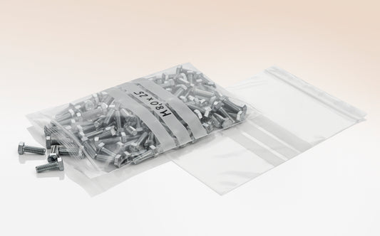 Stempelfeld Druckverschlussbeutel