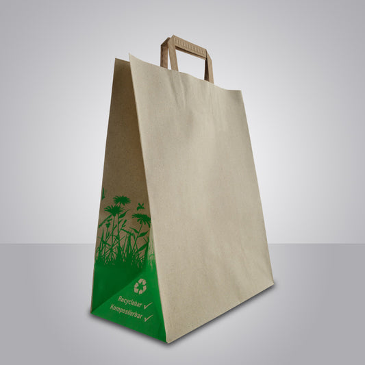 Papiertasche aus Graspapier