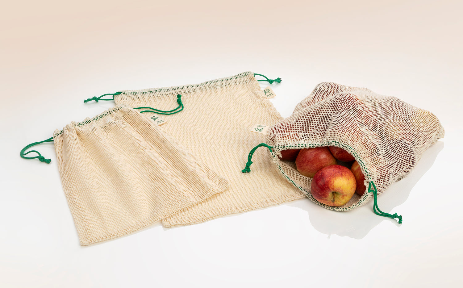 Kordelzugbeutel aus Baumwolle für Lebensmittel