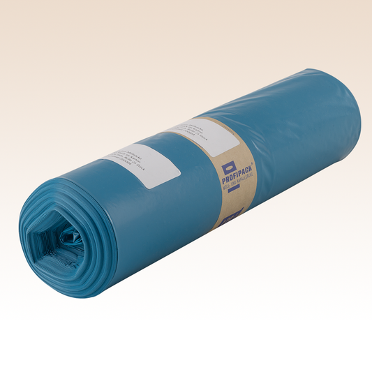 Müllbeutel in blau
