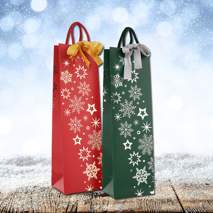 Flaschentasche "Present Weihnacht"