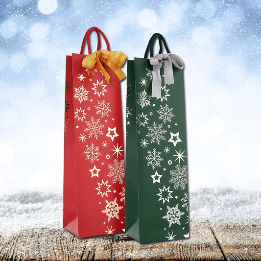 Flaschentasche "Present Weihnacht"