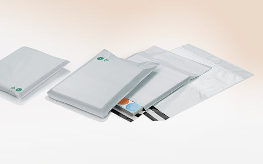 Versandbeutel aus coex folie rezyklat