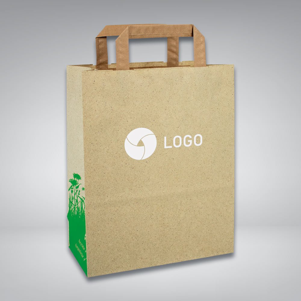 Papiertragetasche "Greencycle Gras Standard" bedrucken - GERNET Printpack GmbH