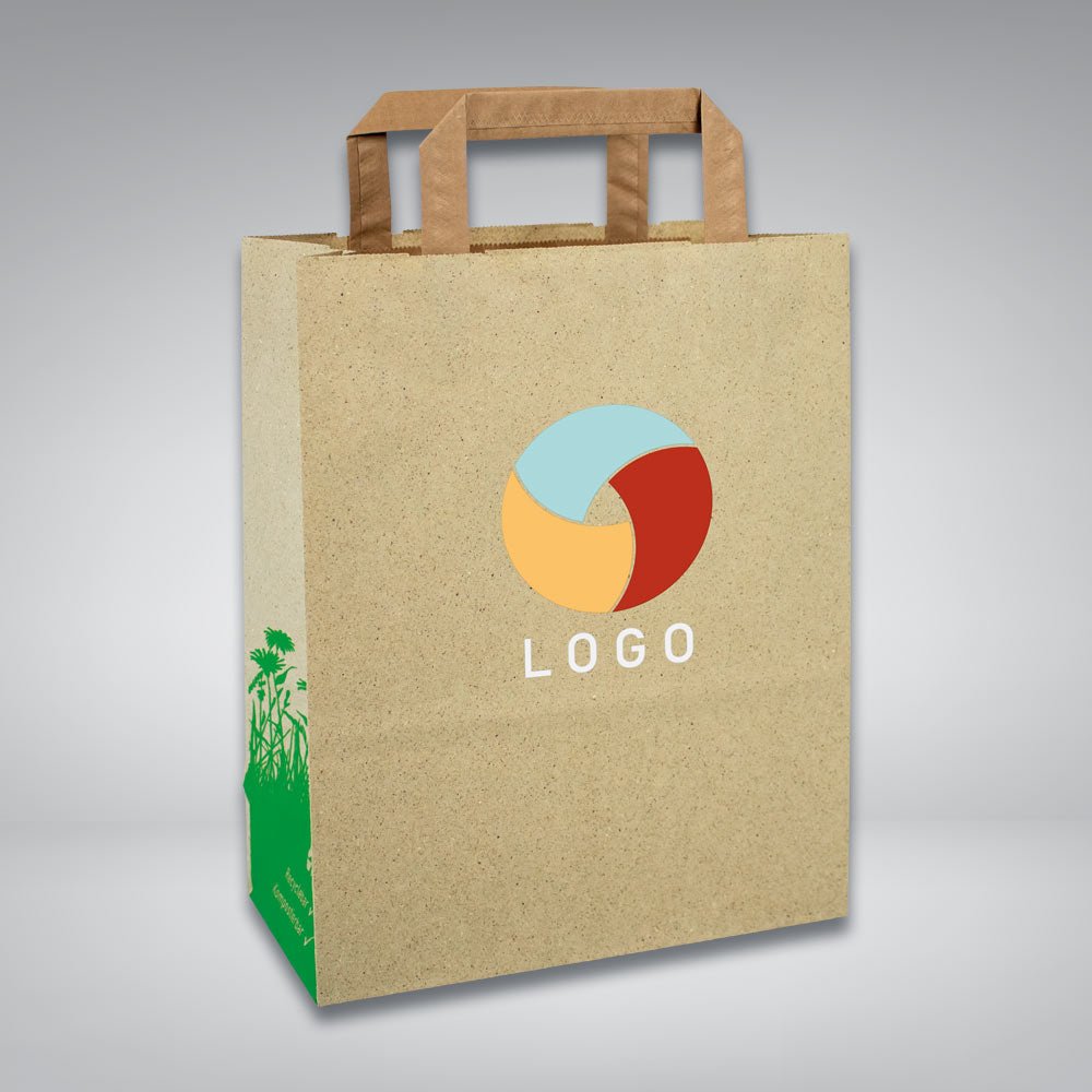 Papiertragetasche "Greencycle Gras Standard" bedrucken - GERNET Printpack GmbH