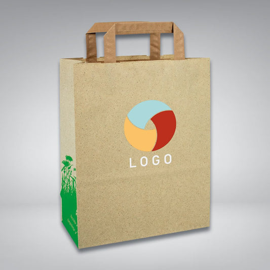 Papiertragetasche "Greencycle Gras Standard" bedrucken - GERNET Printpack GmbH